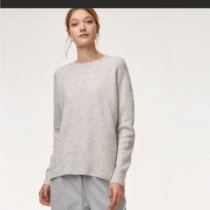 Aritzia the Babaton group thurlow sweater, winter white sz small
